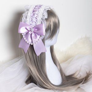 Lolita headband in Light Orchid